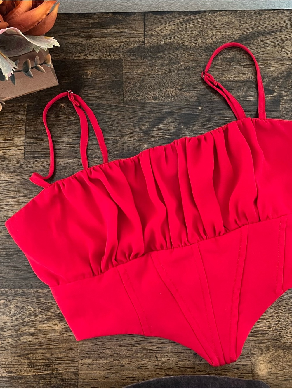 Faux corset tops